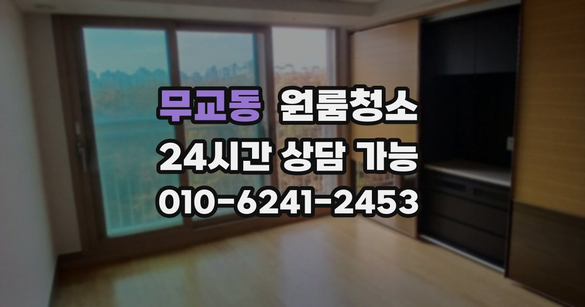 무교동 입주청소