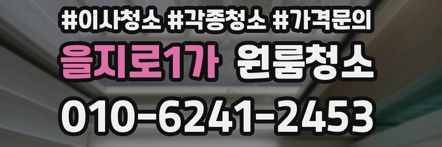 을지로1가 이사청소