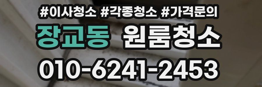 장교동 이사청소