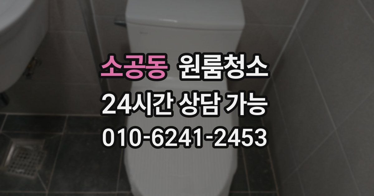 소공동 입주청소