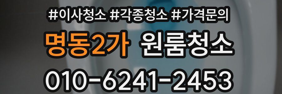 명동2가 이사청소