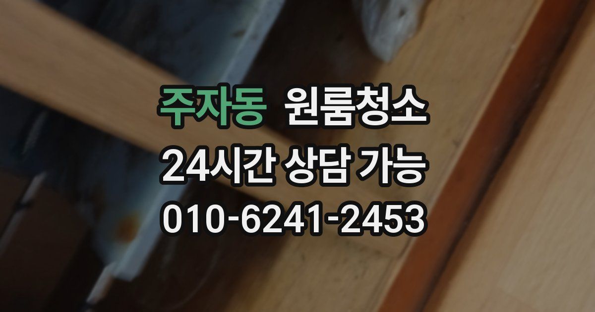 주자동 입주청소