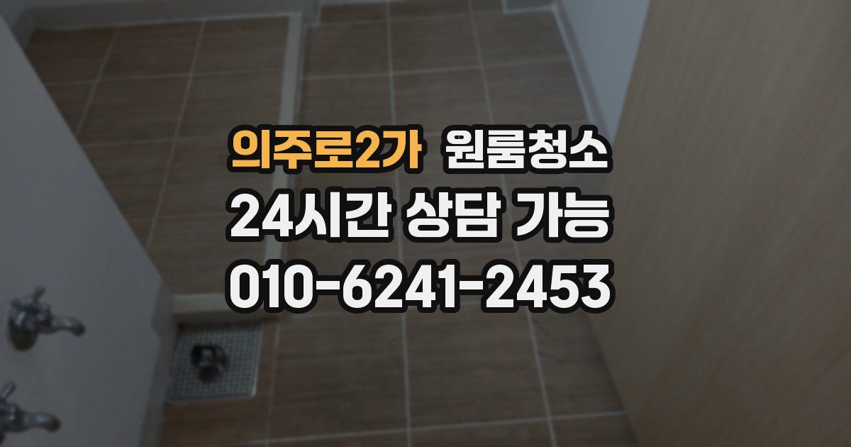 의주로2가 입주청소