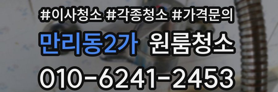 만리동2가 이사청소