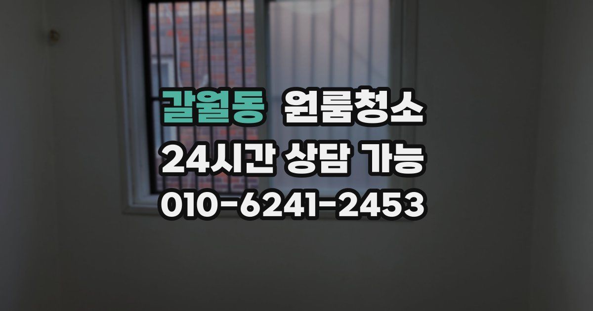 갈월동 입주청소