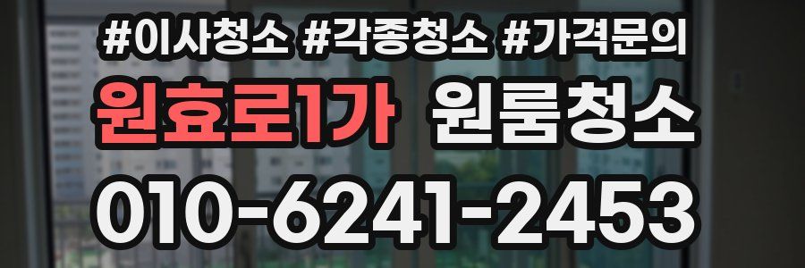 원효로1가 이사청소