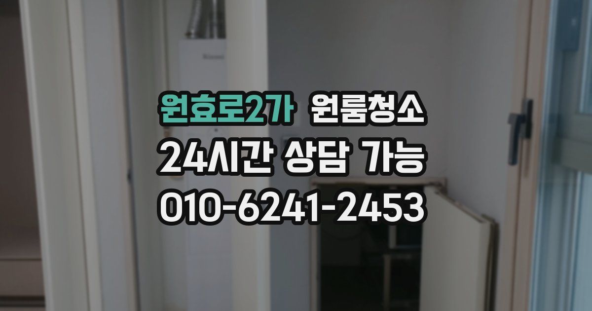 원효로2가 입주청소
