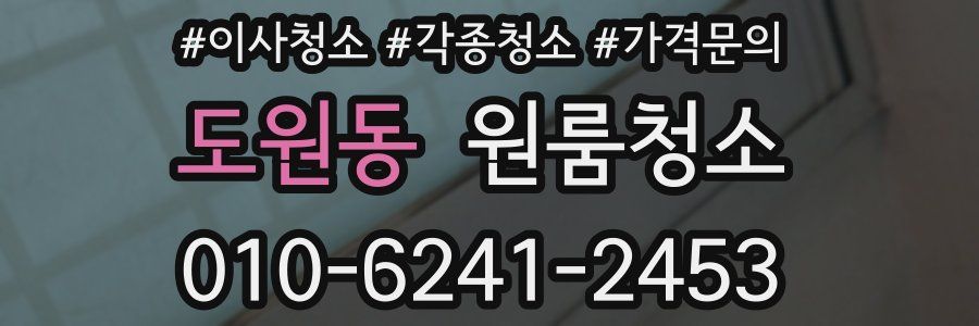 도원동 이사청소