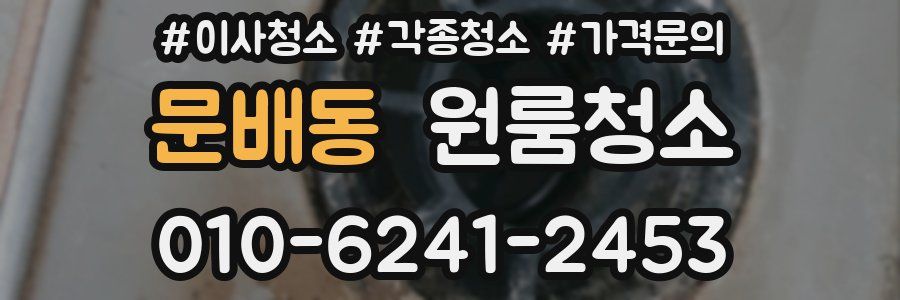 문배동 이사청소