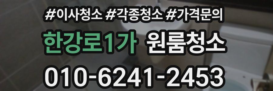 한강로1가 이사청소