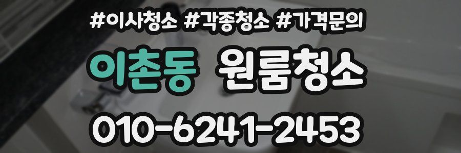 이촌동 이사청소