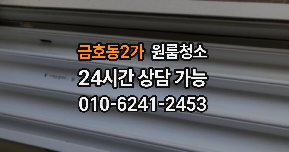 금호동2가 입주청소