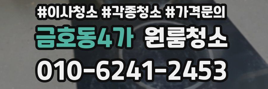 금호동4가 이사청소