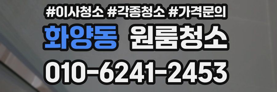 화양동 이사청소