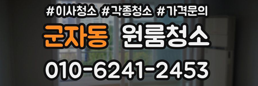 군자동 이사청소