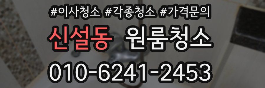 신설동 이사청소
