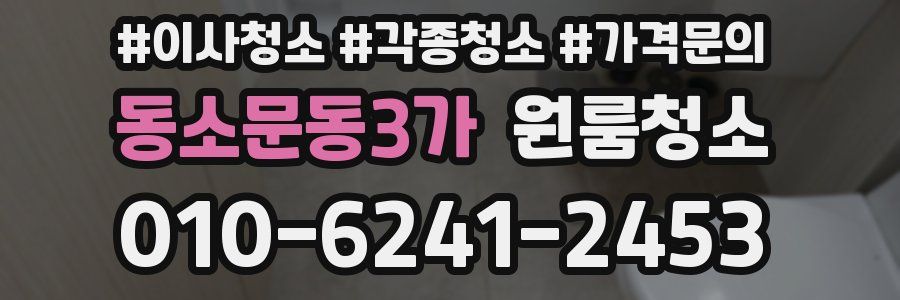 동소문동3가 이사청소