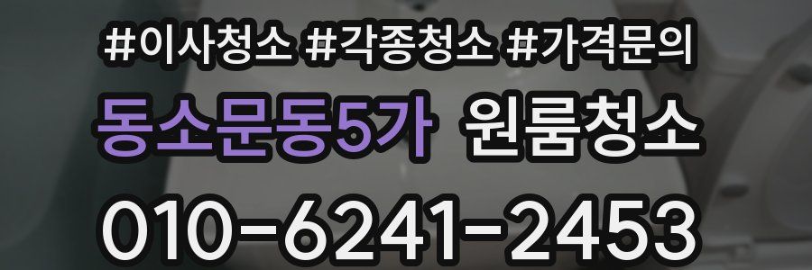 동소문동5가 이사청소