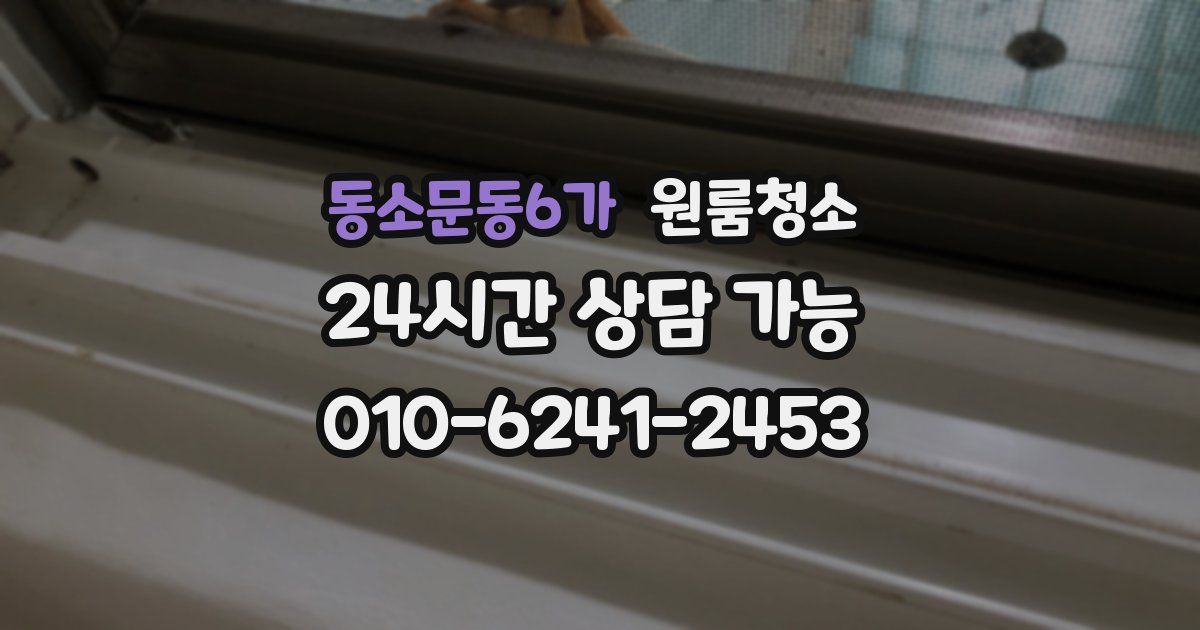 동소문동6가 입주청소