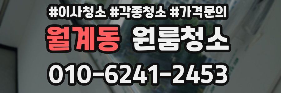 월계동 이사청소