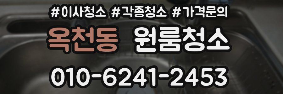 옥천동 이사청소