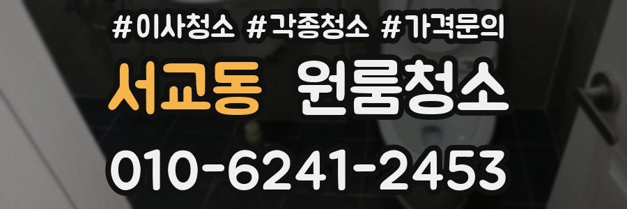 서교동 이사청소