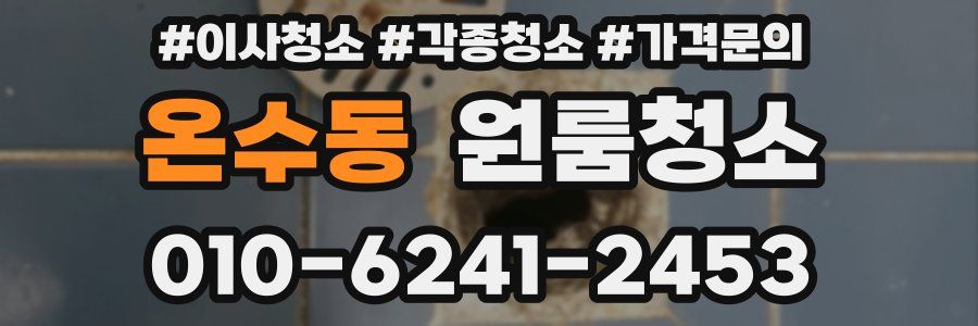 온수동 이사청소