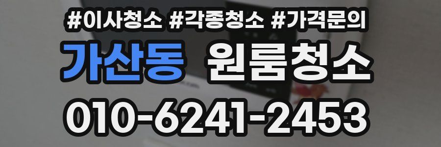 가산동 이사청소