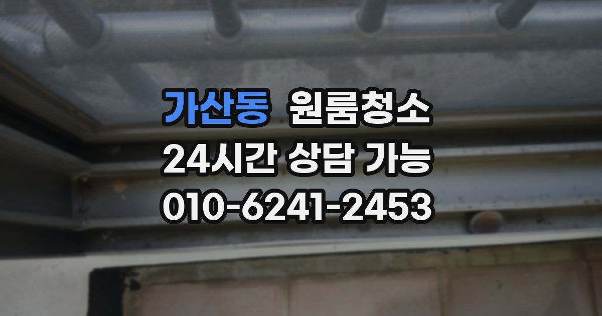 가산동 입주청소