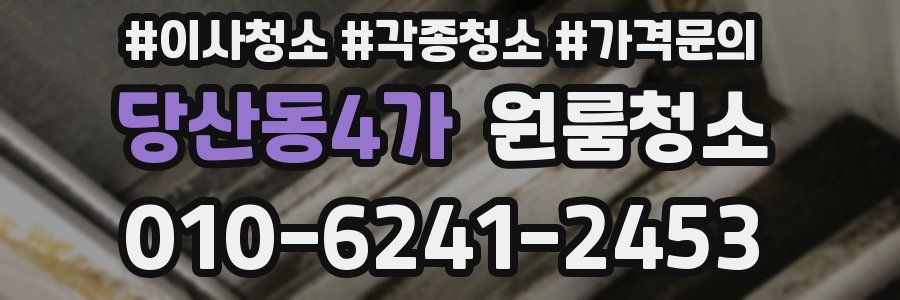 당산동4가 이사청소