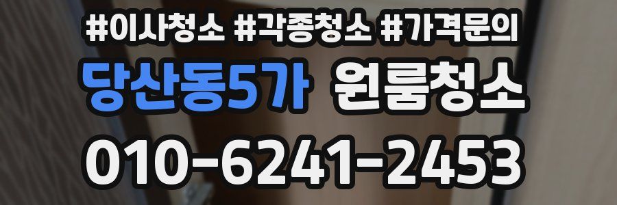 당산동5가 이사청소