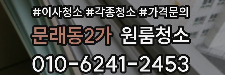 문래동2가 이사청소