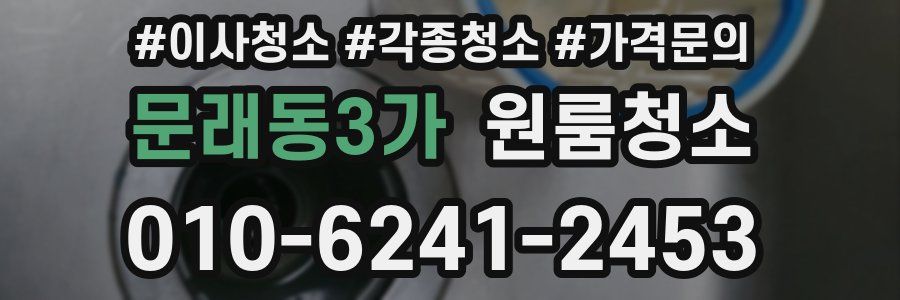 문래동3가 이사청소