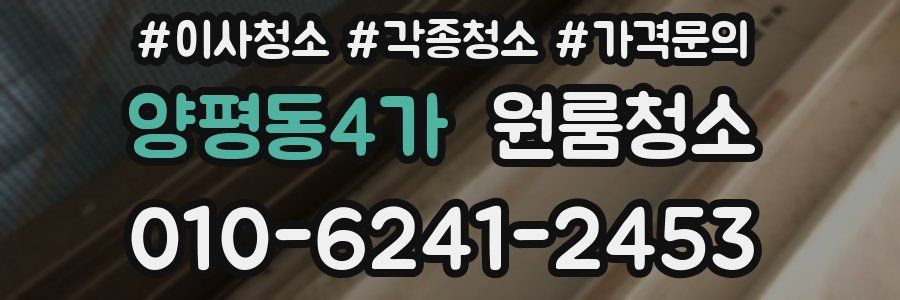 양평동4가 이사청소