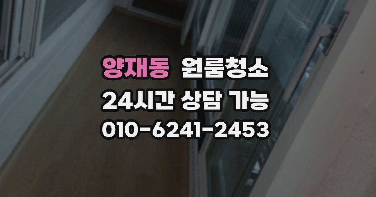 양재동 입주청소