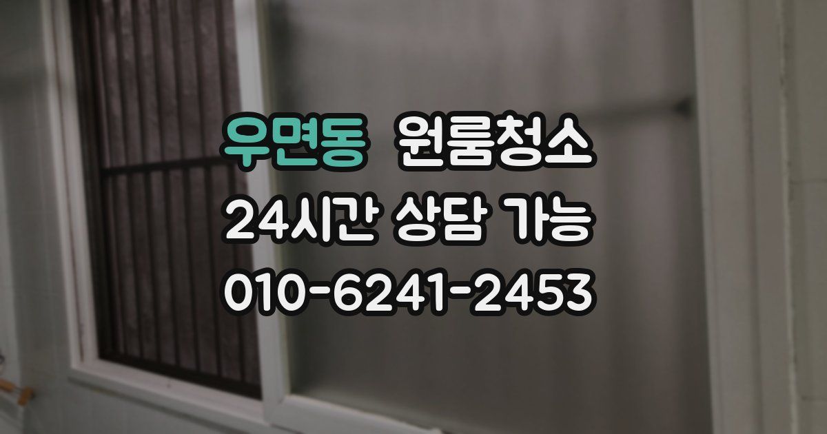 우면동 입주청소