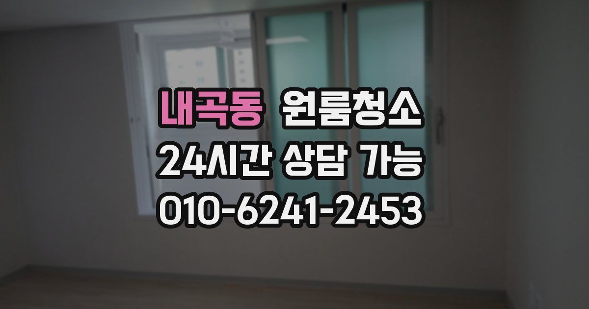 내곡동 입주청소