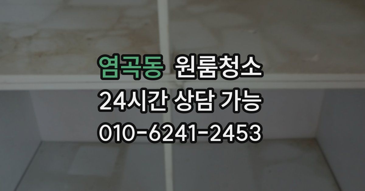 염곡동 입주청소