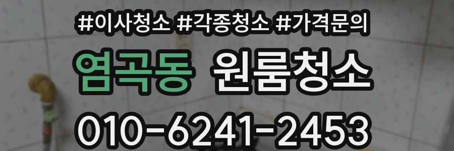 염곡동 이사청소