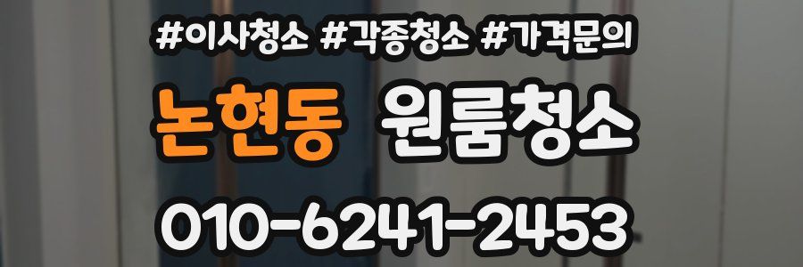 논현동 이사청소