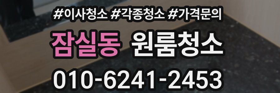 잠실동 이사청소