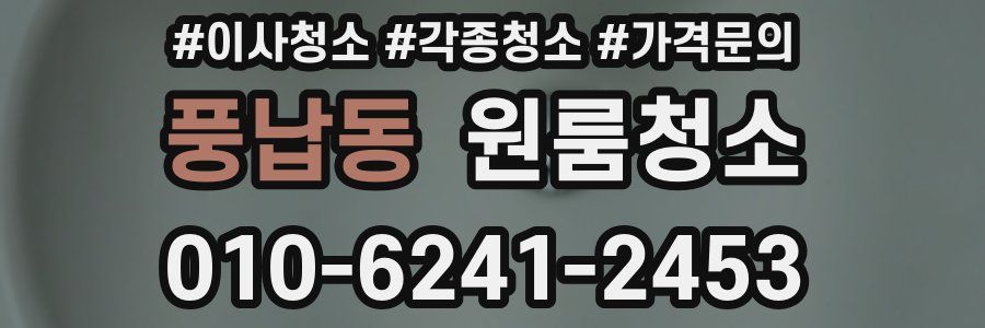 풍납동 이사청소