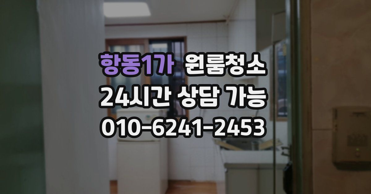 항동1가 입주청소