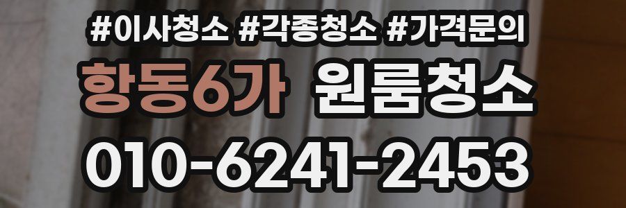 항동6가 이사청소