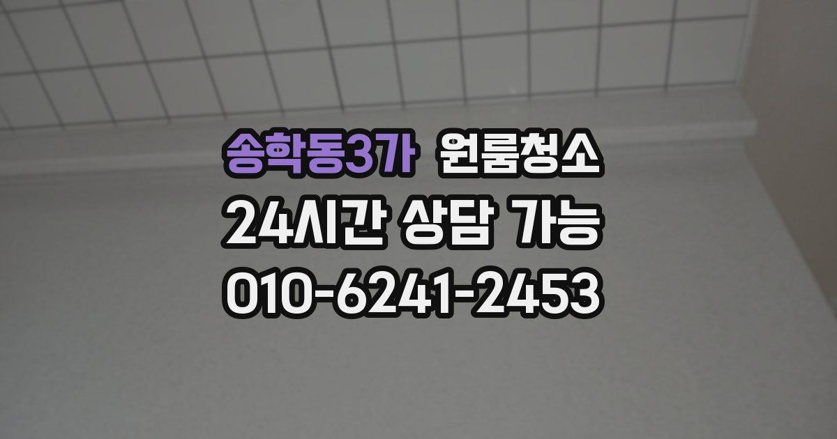 송학동3가 입주청소