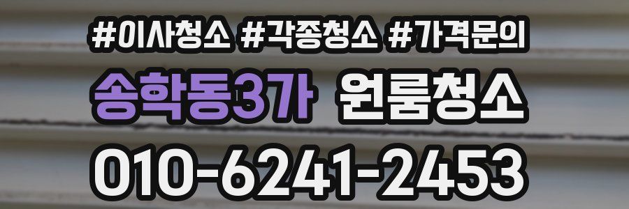 송학동3가 이사청소