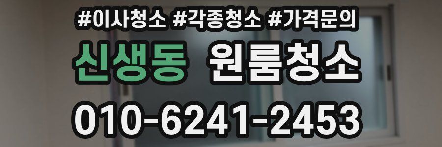 신생동 이사청소