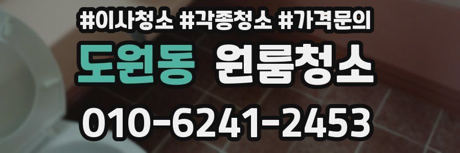 도원동 이사청소