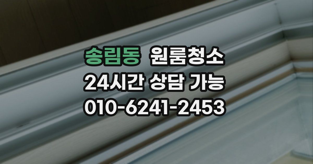 송림동 입주청소