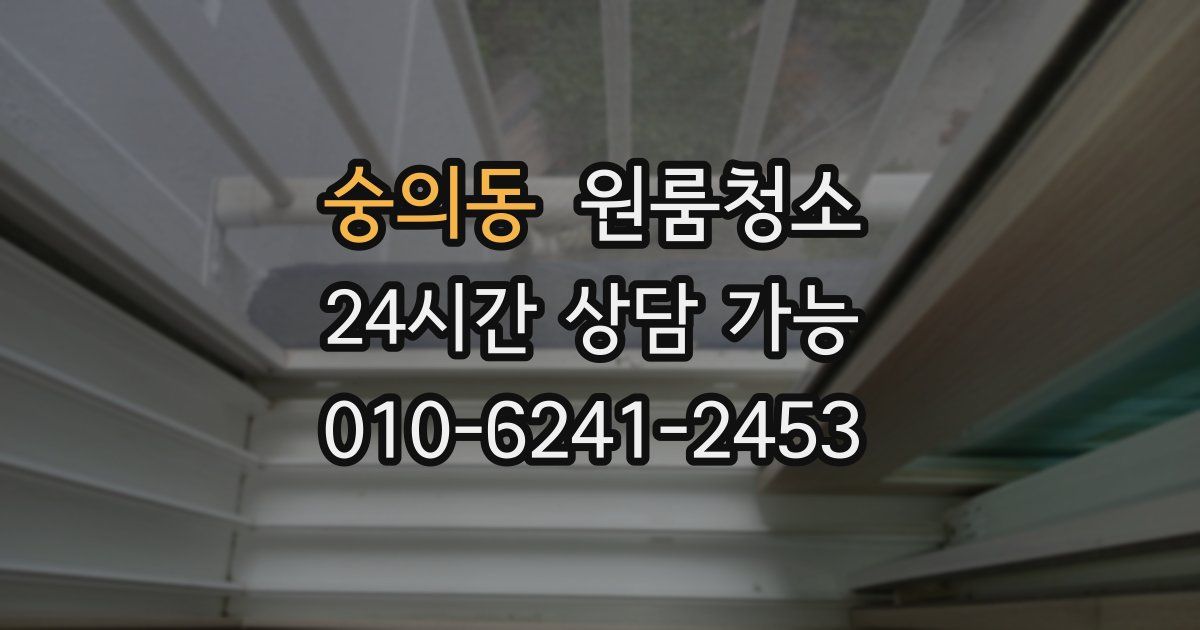 숭의동 입주청소